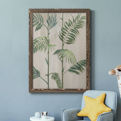 Modern Fronds I - Peinture sur toile encadrée