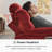 Zero Wall-Hugger Power Recliner Chair with Adjustable Headrest, for Small Spaces and RV, Fabric-397377897