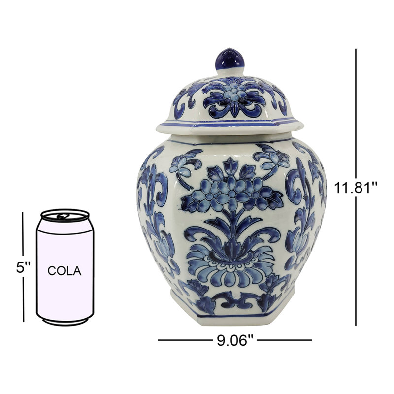 Abdulahi Porcelain China Ginger Jar