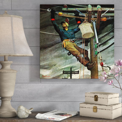 « telephone linest », reproduction d’art sur toile tendue