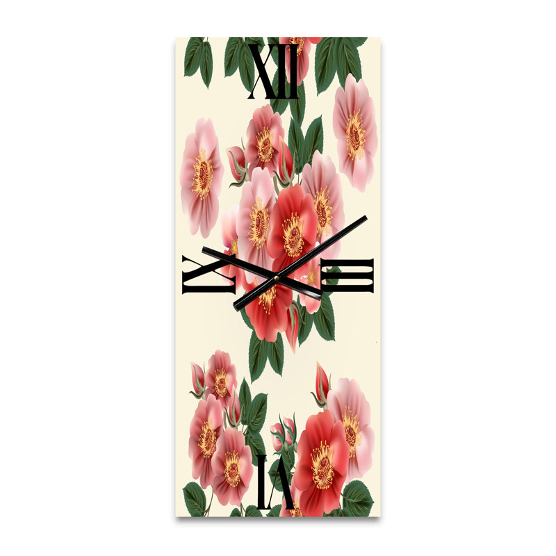 Horloge murale Roses, Grand