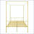 Full Canopy Bed with Four Posters