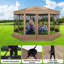 Pavillon de jardin escamotable 15x15 avec moustiquaire pour camping, moustiquaire et moustiquaire-104471114