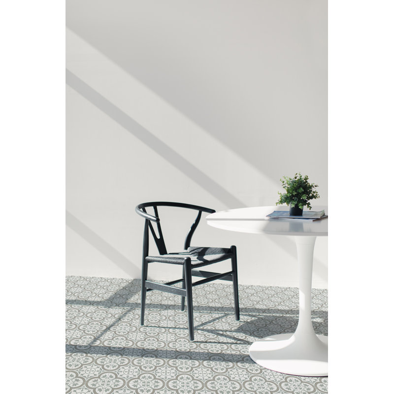 Tulips 8" x 8" Cement Patterned Wall & Floor Tile, Holland Terrazzo