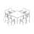 Kaneb 8 - Person Wicker Patio Dining Set with Square Table-810836358