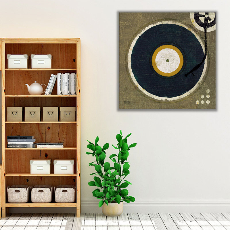 High Fidelity I - reproduction d'art sur toile, H 16 po x l 16 po