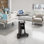 Chariot pour ordinateur portable à hauteur ajustable avec rangement Techni Mobile