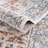 Brookdene Oriental Machine Washable Orange/Gray Area Rug-1289986396