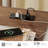 2 Piece Office Set, 56" Executive Writing Desk & 6 Drawer Dresser, Antique White