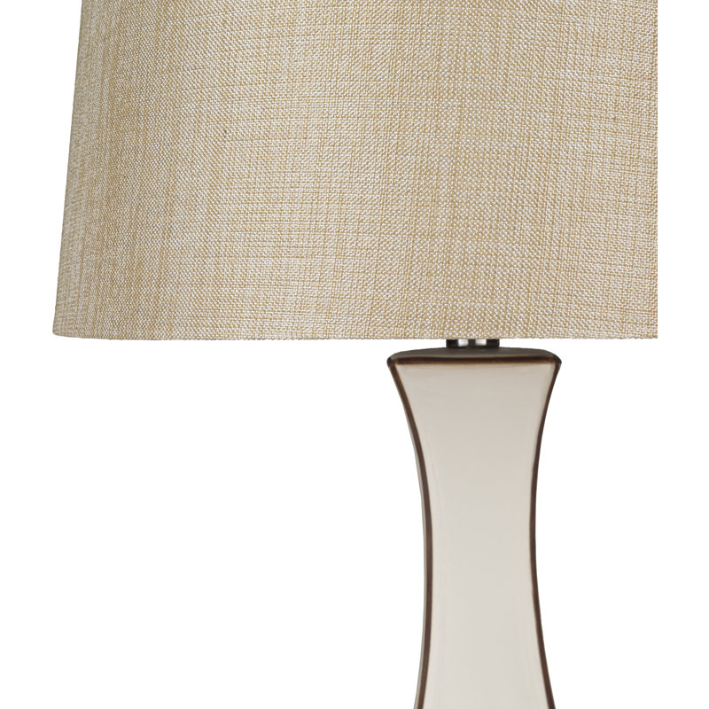 Lampe de table H 31 po Sterling, Blanc / crème