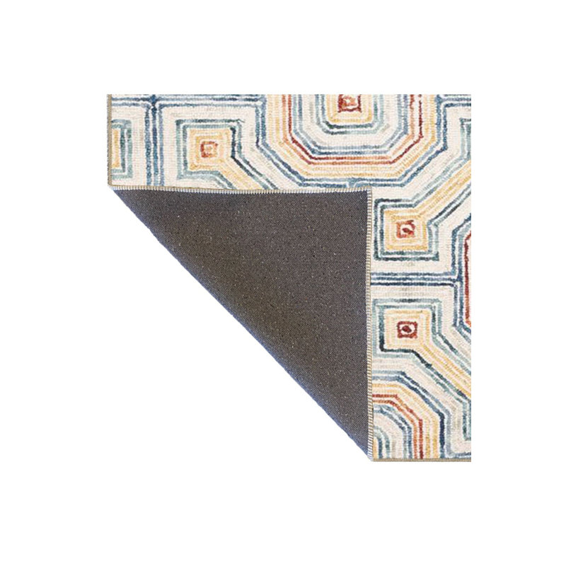 Tapis crème lavable à la machine crème Creative, Sous-tapis carré 3 pi 3 po inclus