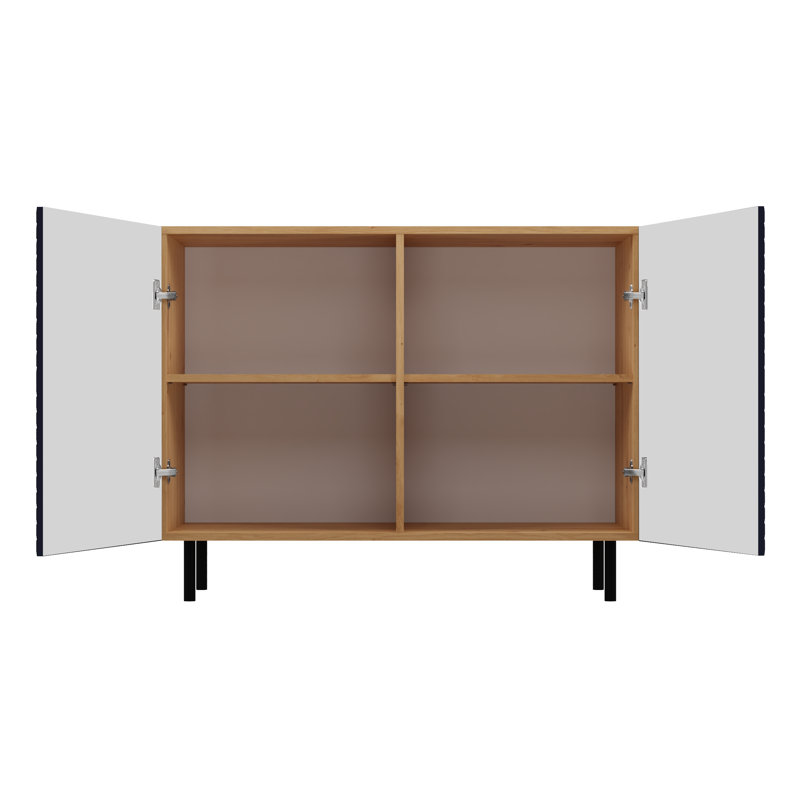 Sperryville 2 - Door Standard Accent Cabinet, Dark Blue