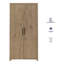Curio de rangement en bois Orinda