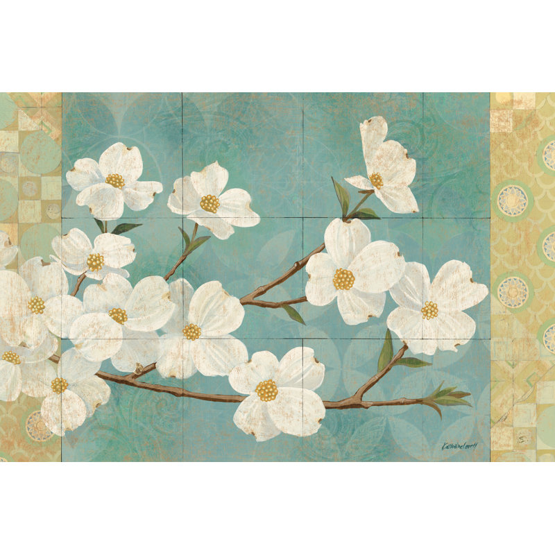 Fleurs de kimono, H 12 po x l 18 po x P 1,25 po