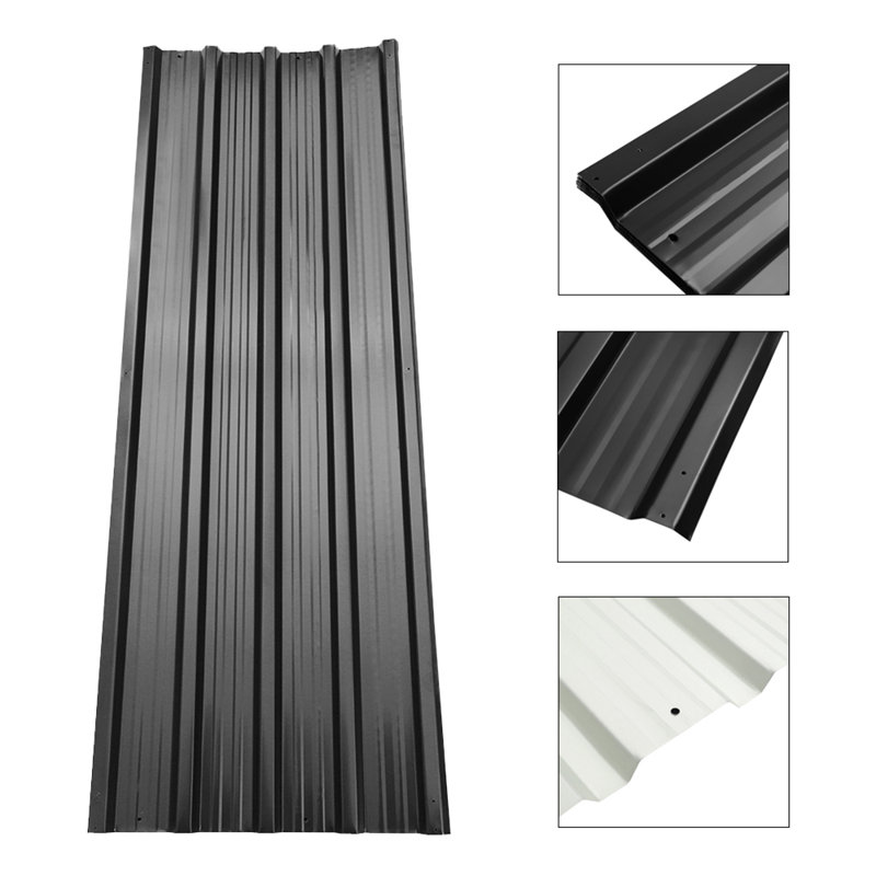 Dakota Fields Steel Roofing Kit, Black