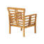 2 chaises club + table