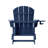 Ergonomically designed resin folding Adirondack chair-328065402