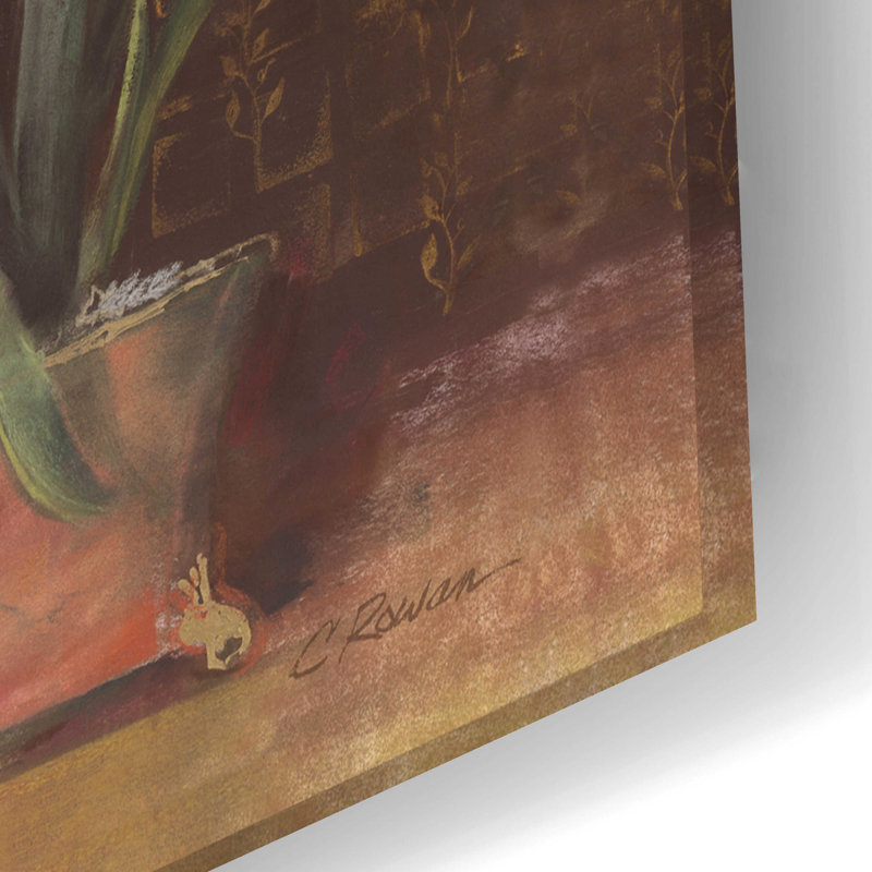 "Amaryllis On Brown" par Carol Rowan