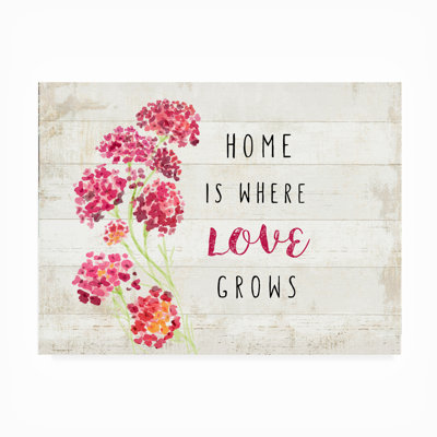 Décoration murale d'extérieur Deaudre Home Love