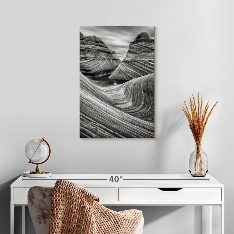 Alvord la vague monochrome, H 24 po x l 16 po