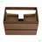 Lucylla 30" Wall-Mounted Bathroom Vanity With Black Ceramic Sink