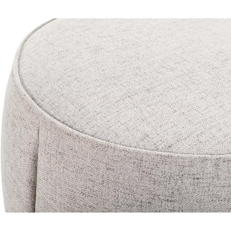 Alexandria Ottoman, White polyester