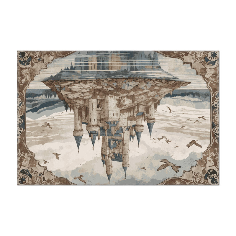 Enchanted Walls Indoor And Outdoor Area Rug, Rectangle 2' x 3'