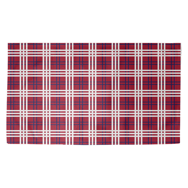 Plaid Indoor Rug, Rectangle 3' x 5'