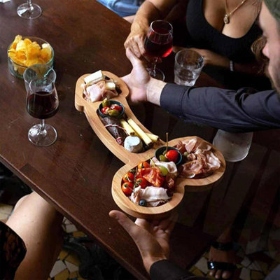 Natural Solid Wood Cheese Platter