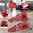 5-Ton Hydraulic Car Ramps with Wheels – 9-15" Lift Height, Low Profile Portable Service Ramps for Oil Change & Maintenance (2-Pack) – Red-139154668