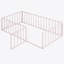 Structure de lit polyvalente en métal avec clôture et porte ouverte, idéale pour les chambres d'enfants et divers styles de décoration intérieure-1765527619
