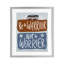 «Warrior Not Worrier», reproduction sous verre encadrée, design par Connie Summers-1475902802-1475902811