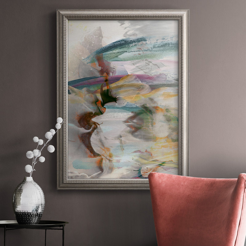 Mouvement abstrait I - reproduction d'art sur toile, H 36 po x l 24 po x P 2,5 po