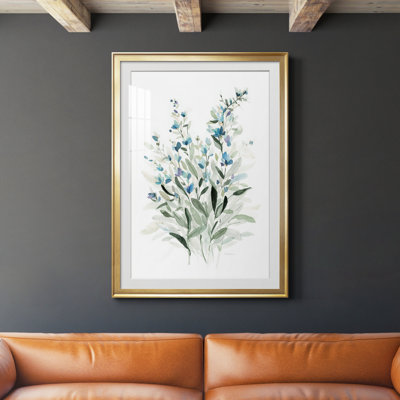 Delicate Blue Botanical I - peinture encadrée