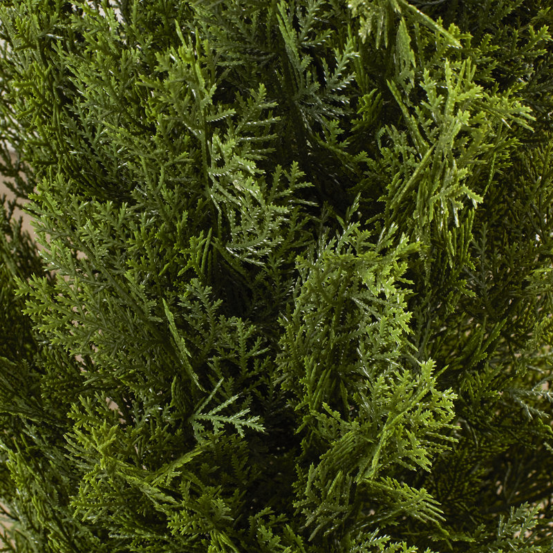 Faux Cedar Tree in Pot, 60" H x 19" W x 19" D
