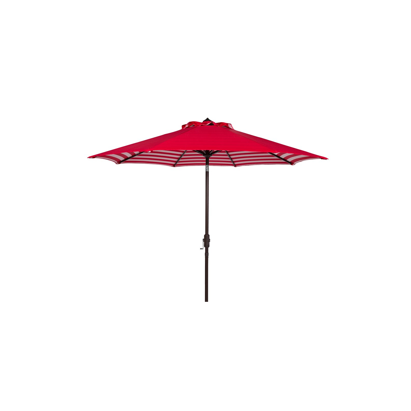 Asla 100.8'' Outdoor Umbrella, Red/White
