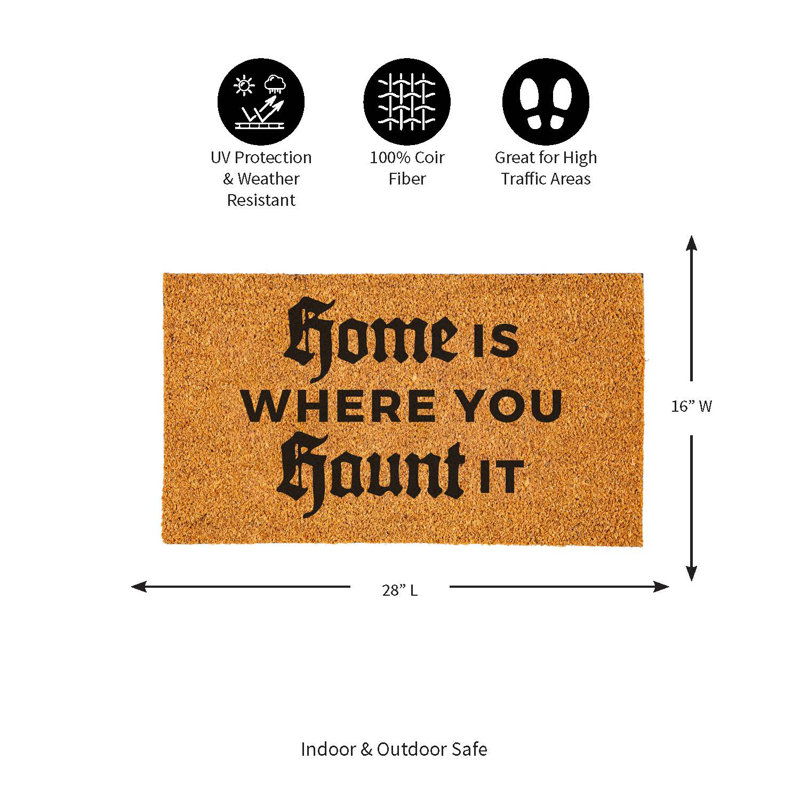 Centrahoma Non-Slip Halloween Outdoor Doormat