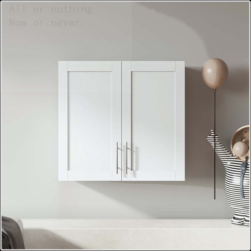 Armoire de rangement murale empilable, 2 portes