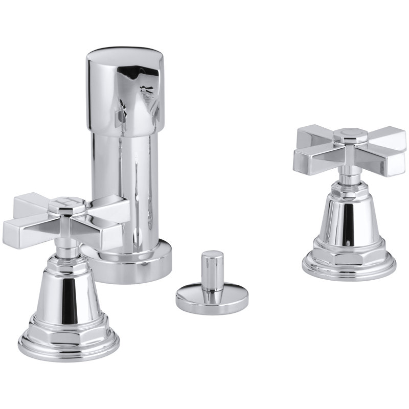 Robinet de bidet Pinstripe® Pure, Or éclatant de style français