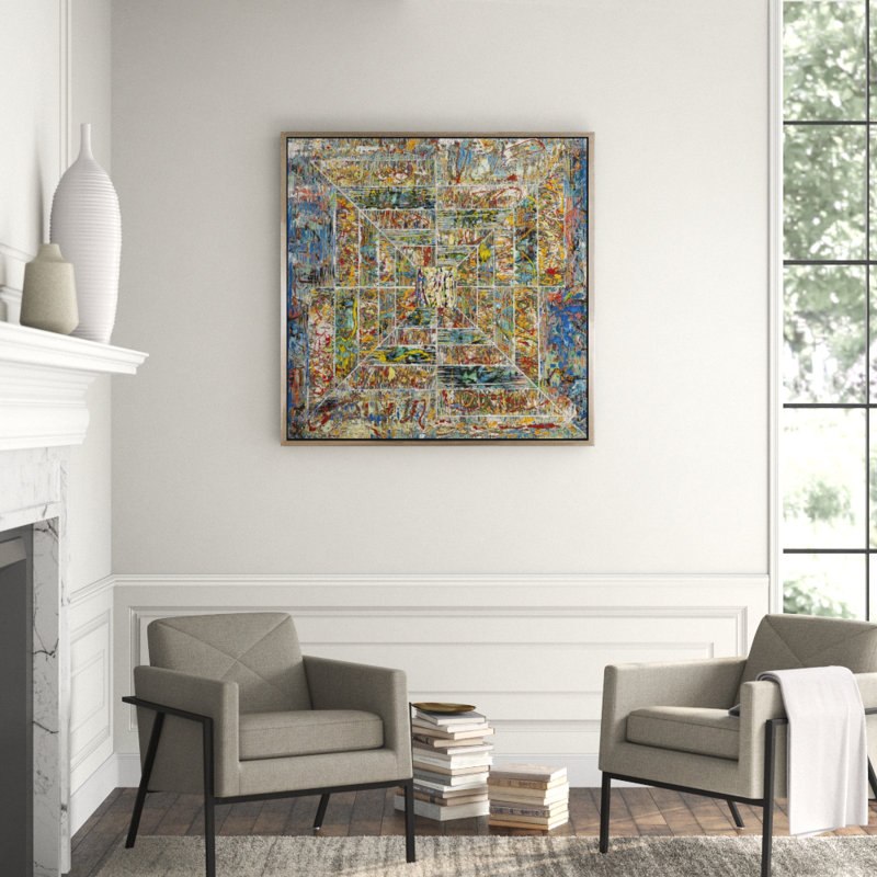 Transverse Plane Painting, 60" H x 60" W x 2.25" D