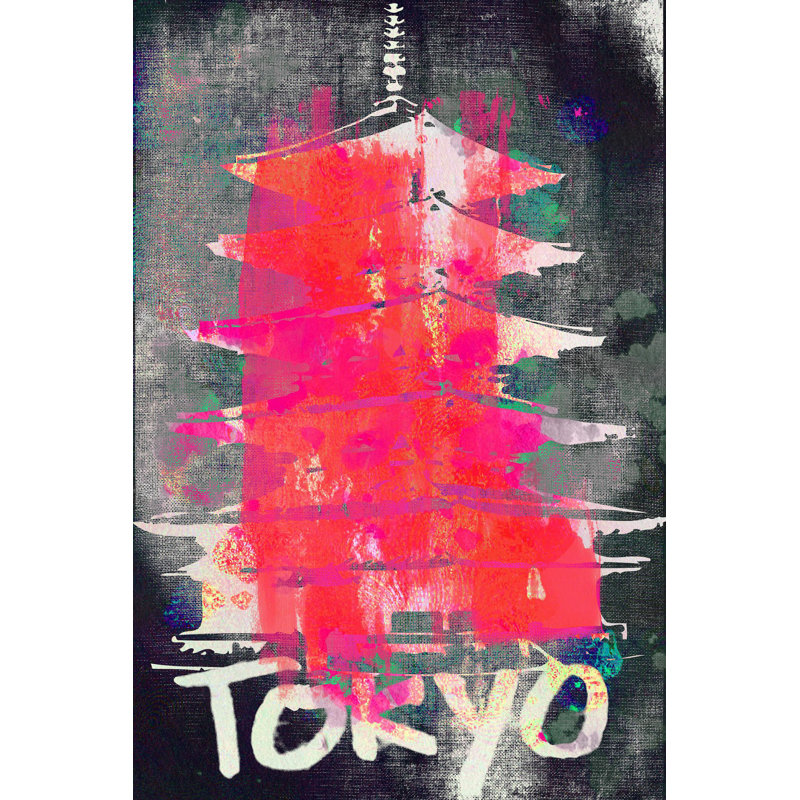 Tokyo - Wrapped Canvas Print, 61 cm H x 41 cm W x 4 cm D