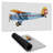 Small blue plane - 15.75"x31.50" Desk mat