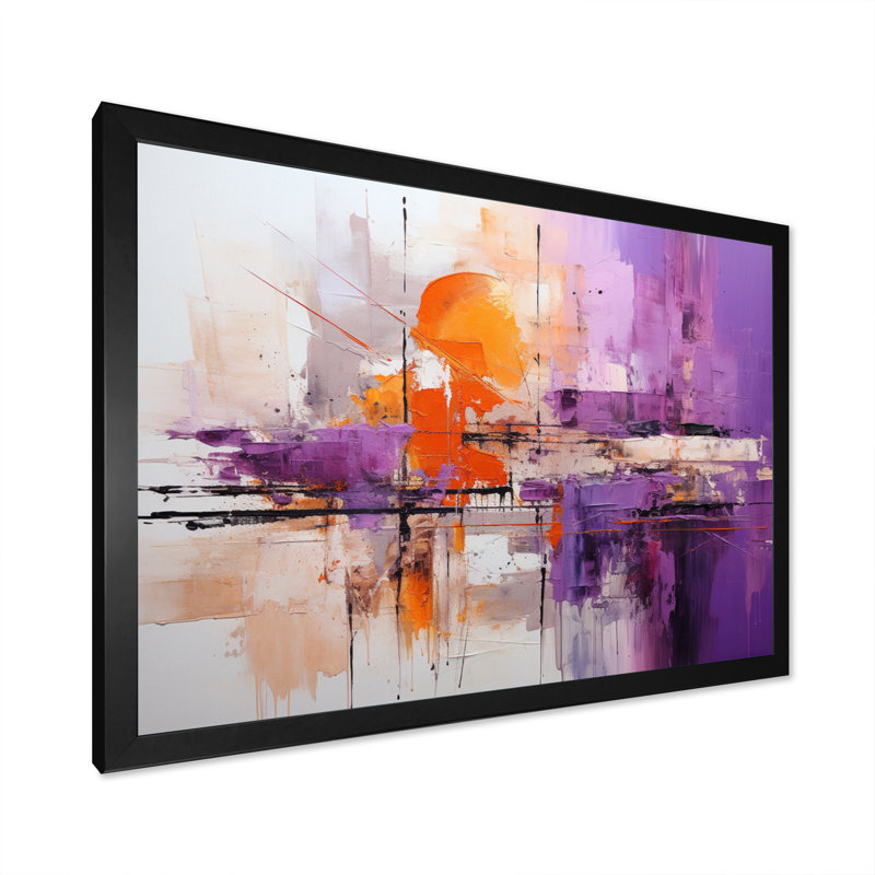 Geordan Collage Fusion II - impression, H 24 po x l 32 po x P 1 po, Cadre photo noir
