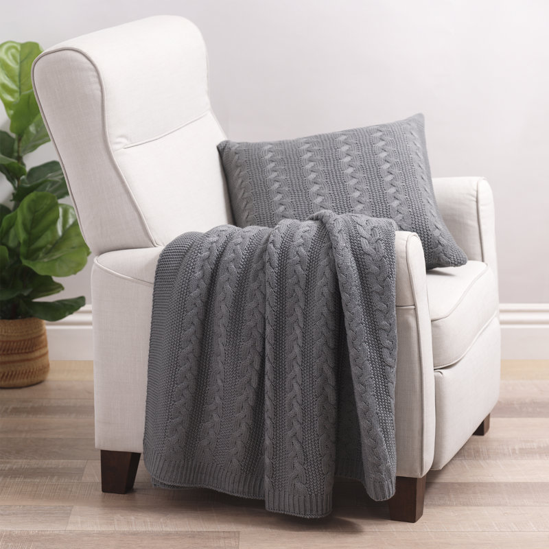  Jeté de câble Allied Home, Gris