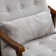 Joedon 24.6''Wide Modern Comfortable Solid Wood Tufted Upholstery Rocking Chair with One Pillow