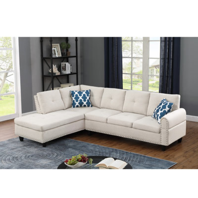 Wide Left Hand Facing Sofa & Chaise
