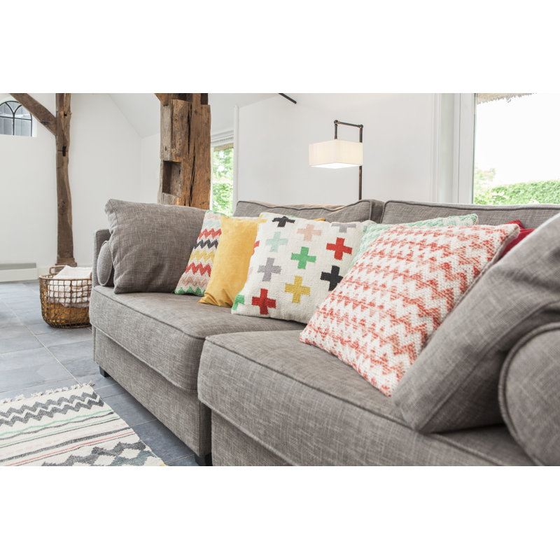Dani Chevron Cotton Throw Pillow
