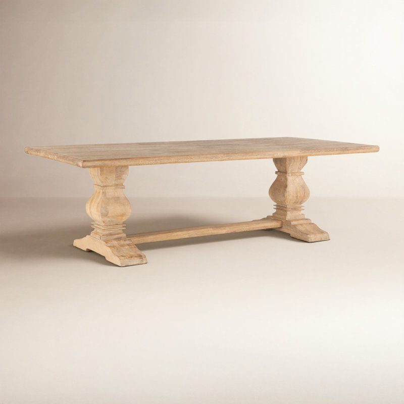 San Rafael Solid Wood Dining Table, 42" W x 108" L
