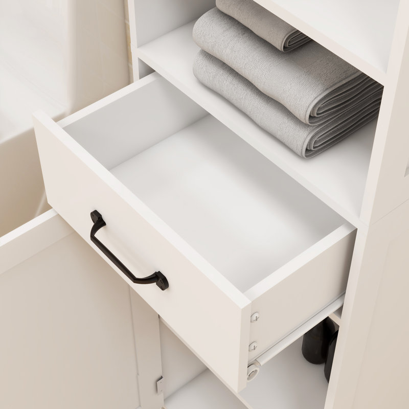 Floor Standing Cabinet With 1 Door And 1 Drawer -
