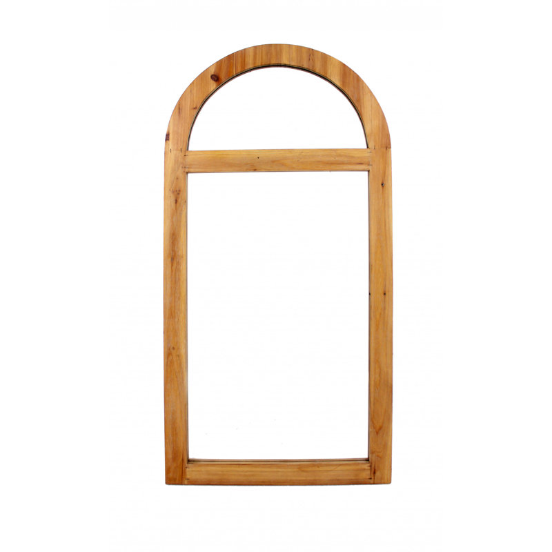 5" Rustic Accent Mirror Wall Mounted With Frame